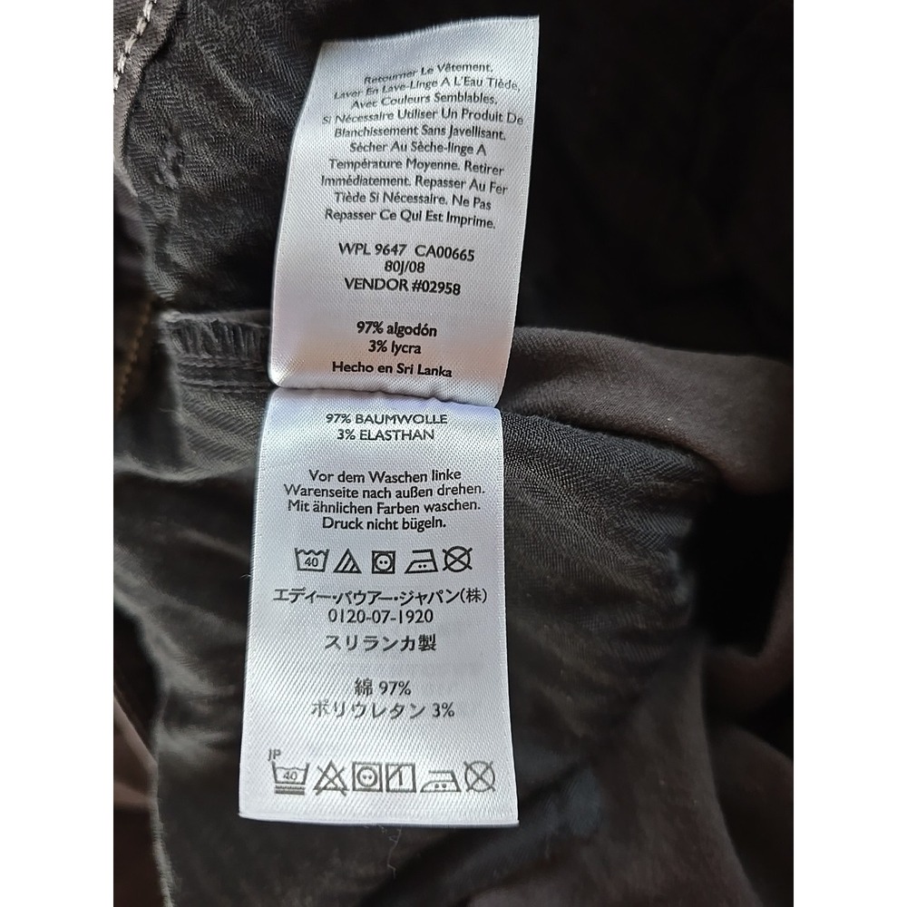 Eddie Bauer Jeans Womens 8 Gray Boyfriend Slim Medium Wash Denim Outdoor Work - Picture 15 of 16